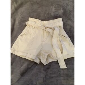 Dynamite‎ Denim Womens Cream Shorts 2 26